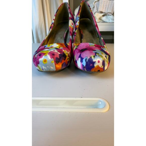 Madden Girl pink and blue  women’s size 11.  Bold, office, career S0417 - Picture 8 of 11